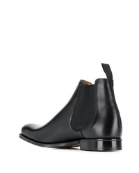 schwarze Chelsea Boots aus Leder von Church's