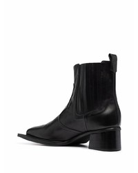 schwarze Chelsea Boots aus Leder von Ninamounah