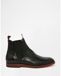 schwarze Chelsea Boots aus Leder