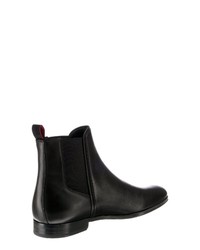 schwarze Chelsea Boots aus Leder von Hugo