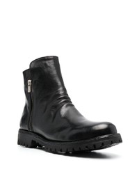 schwarze Chelsea Boots aus Leder von Officine Creative