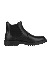 schwarze Chelsea Boots aus Leder von IGI&CO