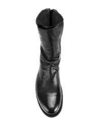 schwarze Chelsea Boots aus Leder von Officine Creative