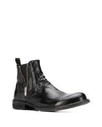 schwarze Chelsea Boots aus Leder von Officine Creative