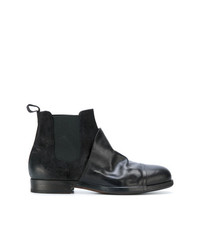 schwarze Chelsea Boots aus Leder von Ink