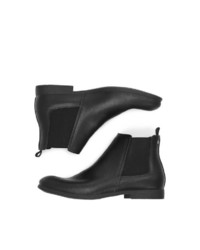 schwarze Chelsea Boots aus Leder von Jack & Jones