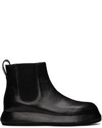 schwarze Chelsea Boots aus Leder von Jacquemus