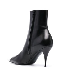 schwarze Chelsea Boots aus Leder von Saint Laurent