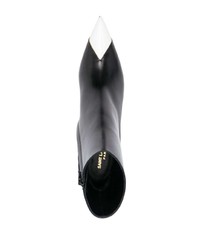 schwarze Chelsea Boots aus Leder von Saint Laurent