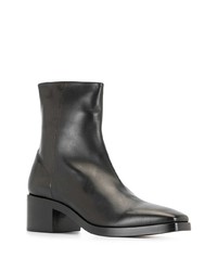 schwarze Chelsea Boots aus Leder von Pierre Hardy