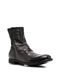 schwarze Chelsea Boots aus Leder von Officine Creative