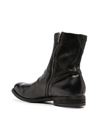 schwarze Chelsea Boots aus Leder von Officine Creative