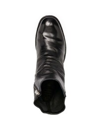 schwarze Chelsea Boots aus Leder von Officine Creative