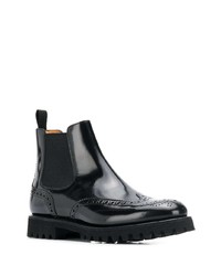 schwarze Chelsea Boots aus Leder von Church's