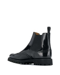 schwarze Chelsea Boots aus Leder von Church's