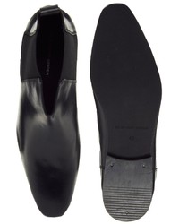 schwarze Chelsea Boots aus Leder von KG by Kurt Geiger