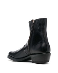 schwarze Chelsea Boots aus Leder von Premiata