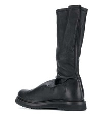 schwarze Chelsea Boots aus Leder von Rick Owens