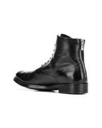 schwarze Chelsea Boots aus Leder von Officine Creative