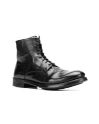 schwarze Chelsea Boots aus Leder von Officine Creative