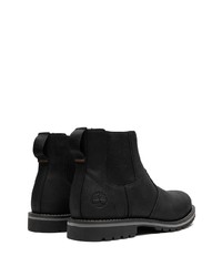 schwarze Chelsea Boots aus Leder von Timberland