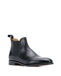 schwarze Chelsea Boots aus Leder von John Lobb