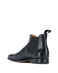 schwarze Chelsea Boots aus Leder von John Lobb