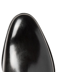 schwarze Chelsea Boots aus Leder von John Lobb
