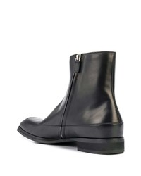 schwarze Chelsea Boots aus Leder von The Row