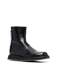 schwarze Chelsea Boots aus Leder von Premiata