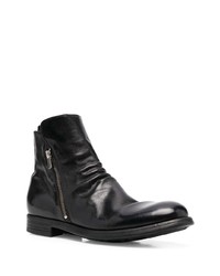 schwarze Chelsea Boots aus Leder von Officine Creative