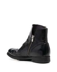 schwarze Chelsea Boots aus Leder von Officine Creative