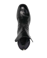 schwarze Chelsea Boots aus Leder von Officine Creative