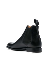 schwarze Chelsea Boots aus Leder von Church's