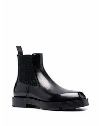 schwarze Chelsea Boots aus Leder von Givenchy