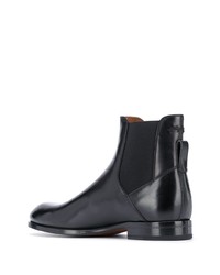 schwarze Chelsea Boots aus Leder von Ermenegildo Zegna