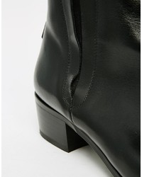 schwarze Chelsea Boots aus Leder von Jeffery West