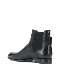 schwarze Chelsea Boots aus Leder von Ermenegildo Zegna