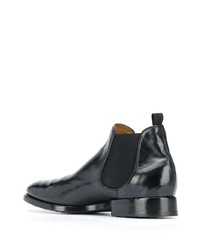 schwarze Chelsea Boots aus Leder von Officine Creative