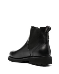 schwarze Chelsea Boots aus Leder von Woolrich