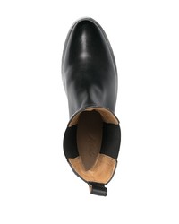 schwarze Chelsea Boots aus Leder von Marsèll