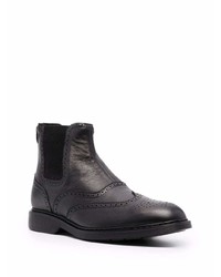 schwarze Chelsea Boots aus Leder von Hogan