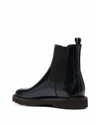 schwarze Chelsea Boots aus Leder von Paul Smith