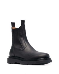 schwarze Chelsea Boots aus Leder von Buttero