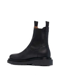 schwarze Chelsea Boots aus Leder von Buttero