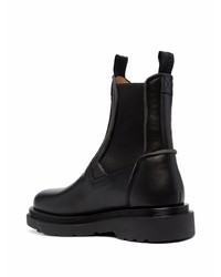 schwarze Chelsea Boots aus Leder von Buttero