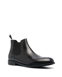 schwarze Chelsea Boots aus Leder von Fratelli Rossetti