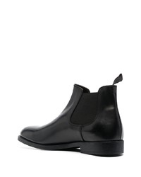 schwarze Chelsea Boots aus Leder von Fratelli Rossetti