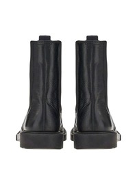 schwarze Chelsea Boots aus Leder von Salvatore Ferragamo