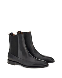 schwarze Chelsea Boots aus Leder von Ferragamo